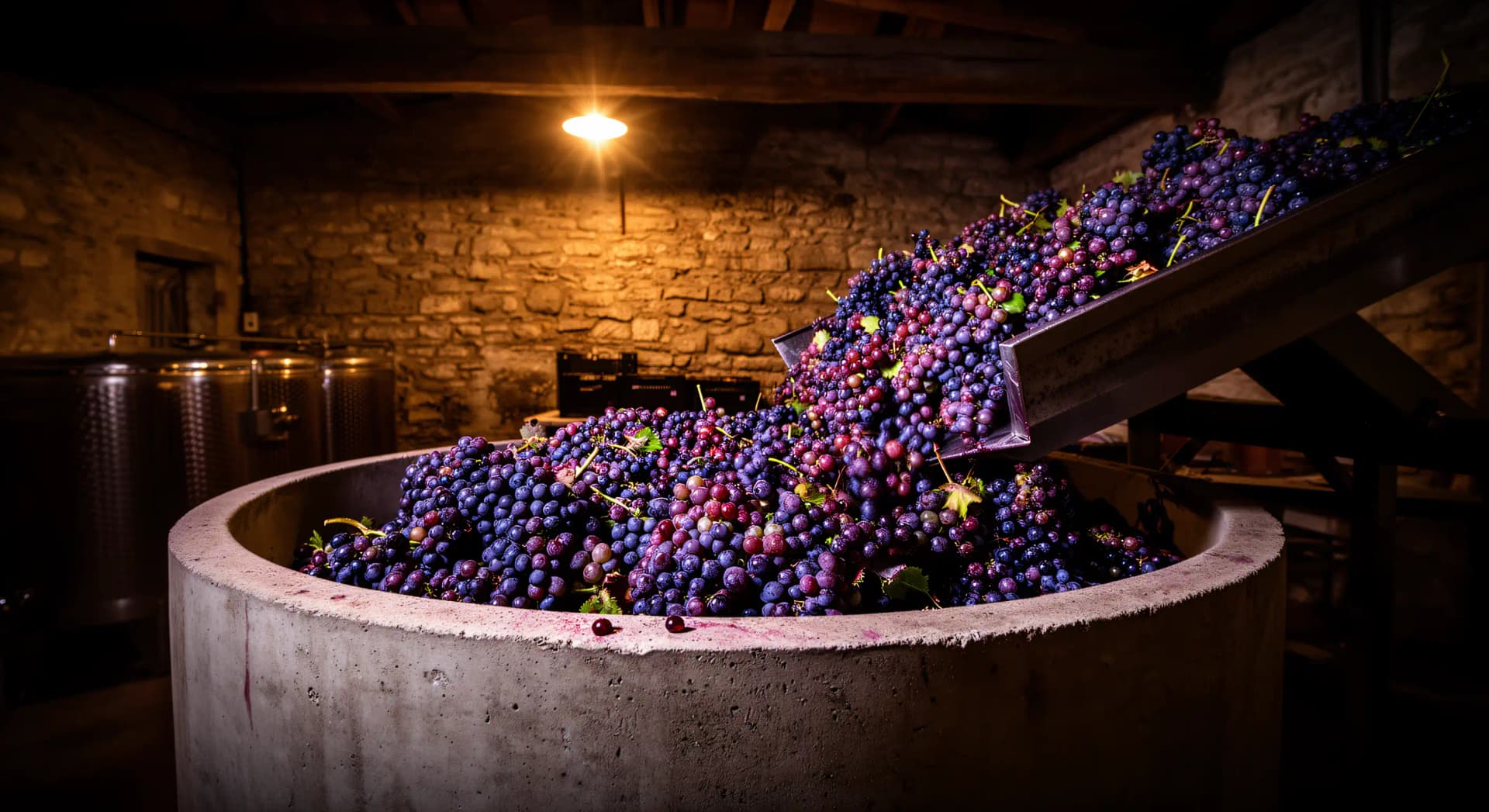 Macération carbonique : grappes entières et Gamay fruité